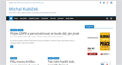 Desktop Screenshot of michalkubicek.cz