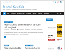Tablet Screenshot of michalkubicek.cz